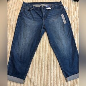 Old Navy Women's Dark Blue Stretch Denim Jeans size 20